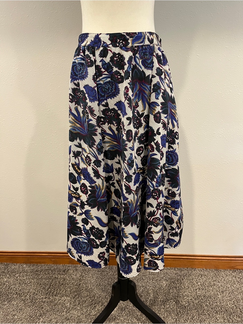 Worthington‎ vintage Floral Midi Skirt size 6